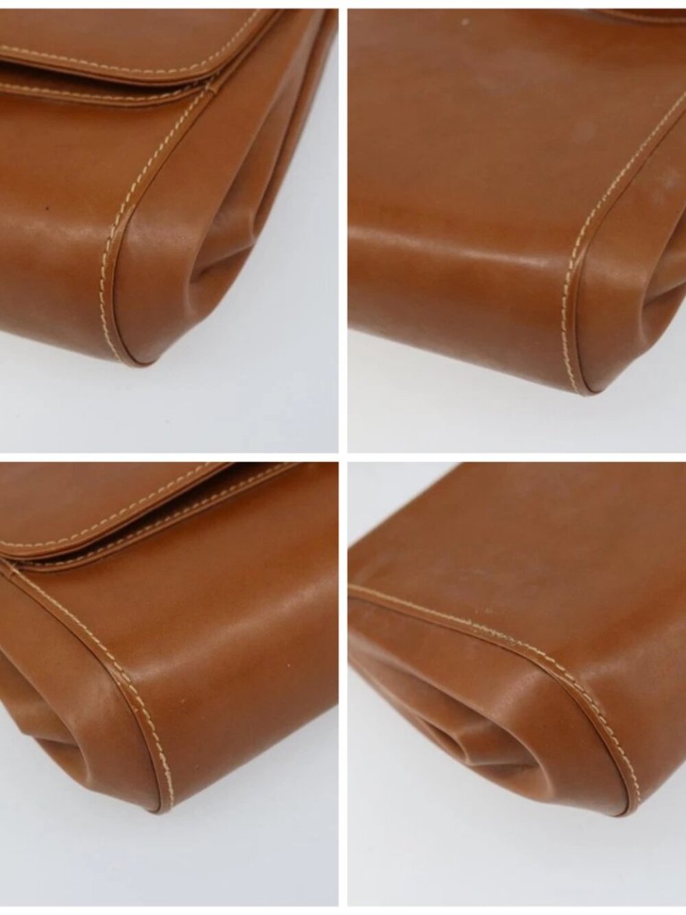 GUCCI Shoulder Bag Leather Brown Gold Auth bs32827 - Picture 16 of 16